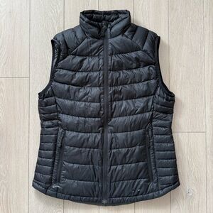 Eddie Bauer Down Puffer Vest in Black Women’s Size Medium